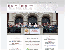 Tablet Screenshot of holytrinityhartford.org